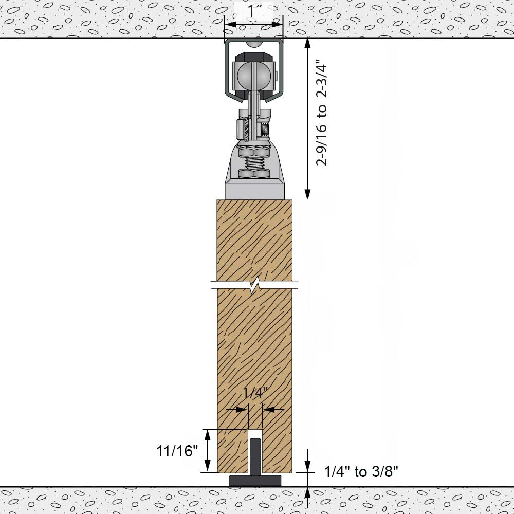 Sliding Door Hardware Kit Slid Up By Mantion Usa