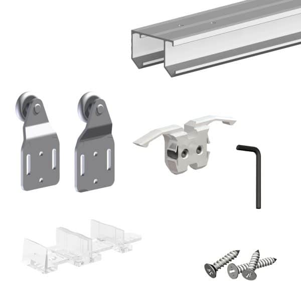 Sliding bypass closet door hardware kit - SLID'UP 110 by MANTION USA