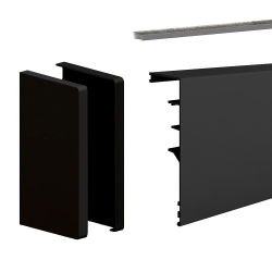                                                                                     Black anodized aluminum...
                                                                            