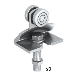                                                                                     Set of 2 zinc-plated steel...
                                                                            