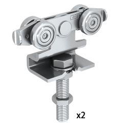                                                                                     Set of 2 zinc-plated steel...
                                                                            