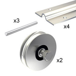                                                                                     Sliding kit Ø 12 mm - 4 x...
                                                                            