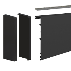                                                                                     Black anodised aluminium...
                                                                            