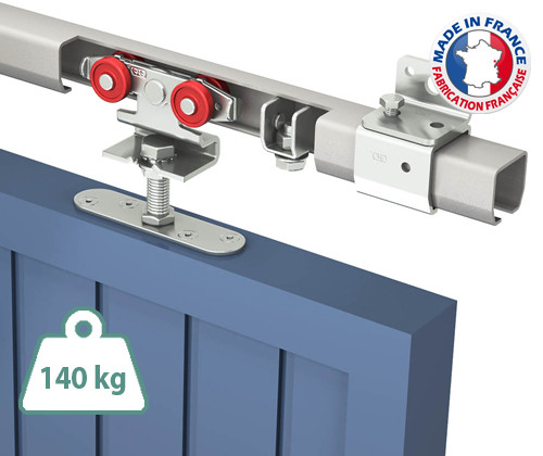 SLID'UP 2000 - Kit pour porte coulissante d'extérieure - 140 kg