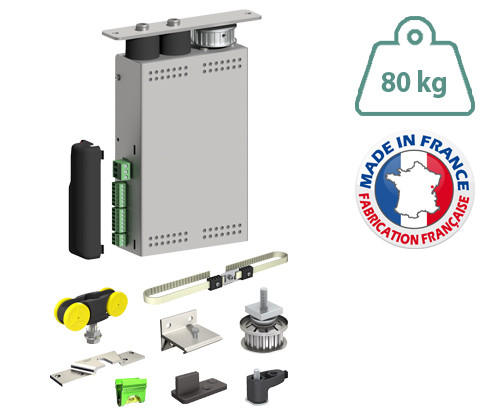 SLID'UP M200 - Motorisation pour porte coulissante en bois - 80 kg