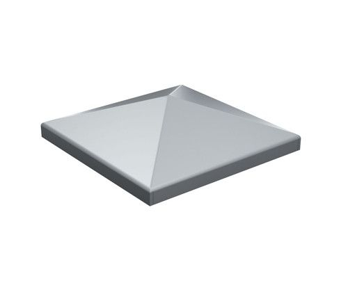 Steel Square Fence Post Cap - SLID'UP by Mantion