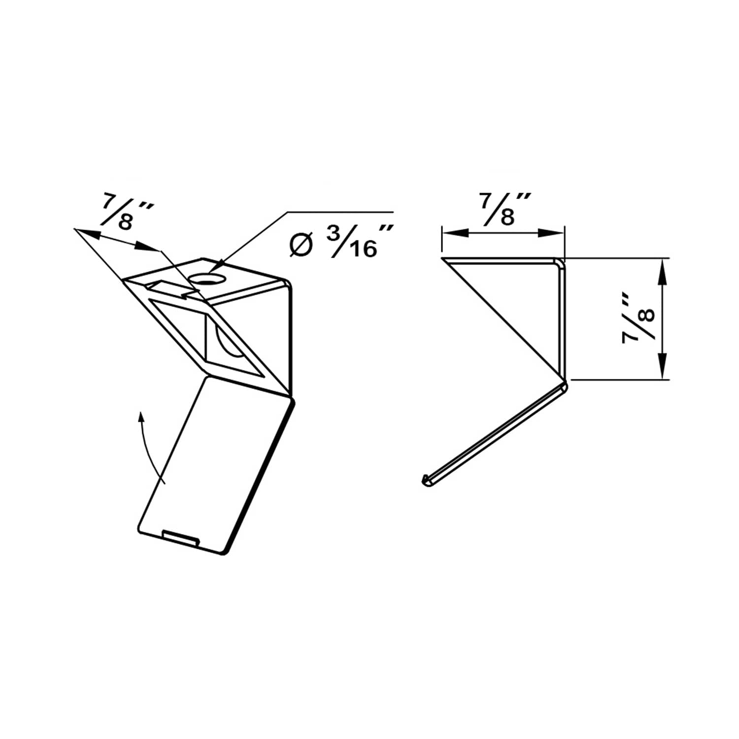 Set Of 12 Simple Shelf Brackets SLID UP By MANTION   Su5182 Plan Bd W 01 1 