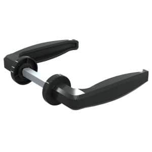 Double handle for sliding gates