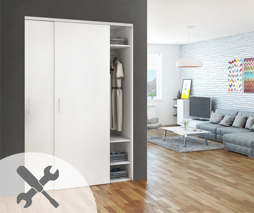 Pièces détachées kits pour portes de placard
