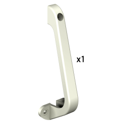                                                                                     Poignée en plastique ABS blanc
                                                                            