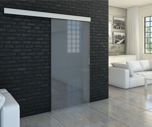 Coulissant pour porte en verre