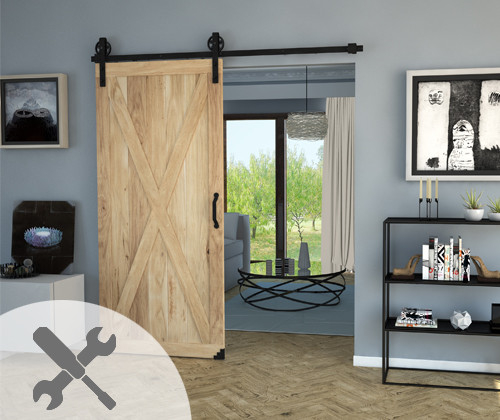 Pour porte d'intérieur