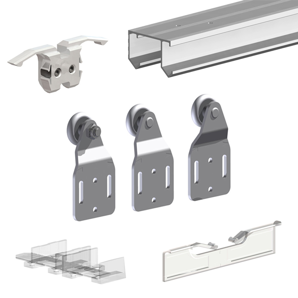 Système coulissant pour portes de placard