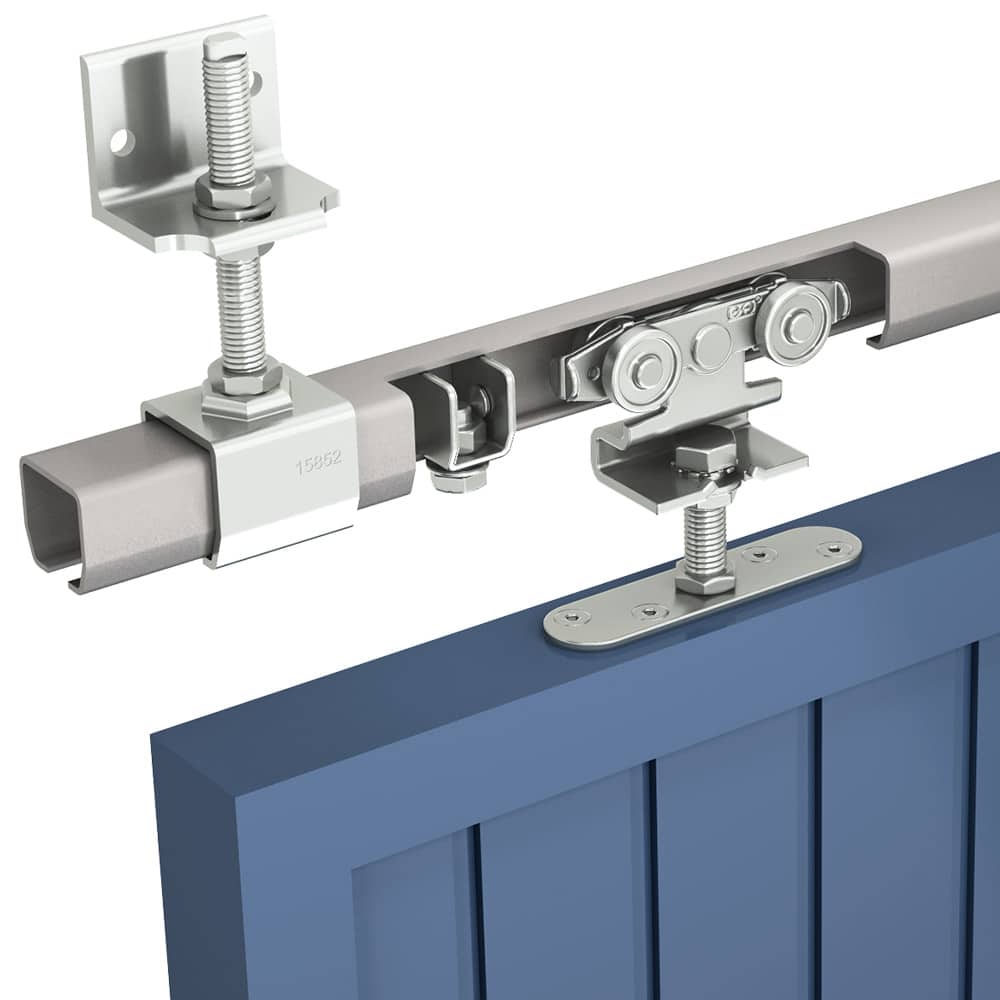 Sliding Door Hardware Kit For Doors Up To Lbs And Up To Thick